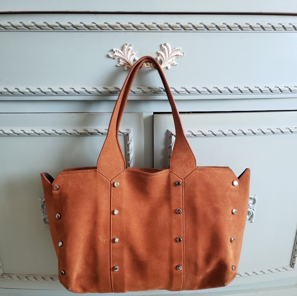 Jimmy Choo Brown Lockett Shopper Tote - Picture 13 of 16